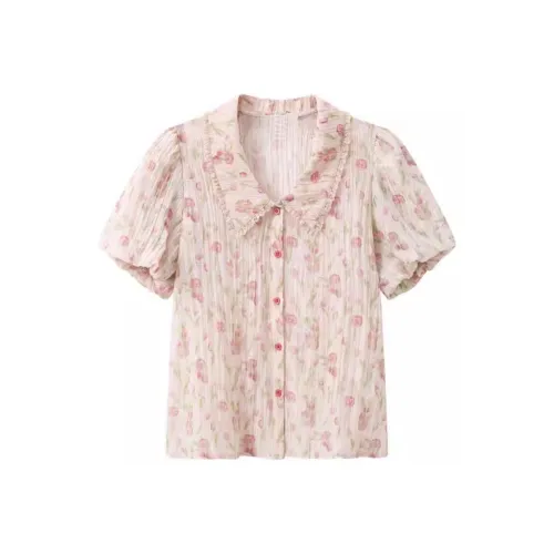 Wbwq Shirts Women's Floral