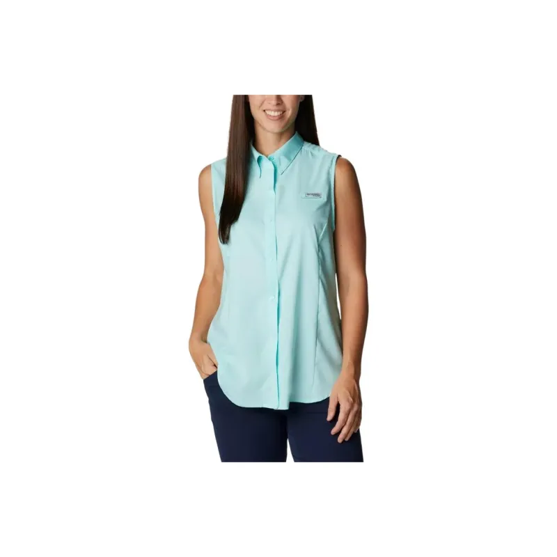 Columbia PFG Tamiami Shirt Women's Cyan-0