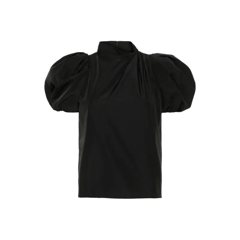 MOSCHINO Gathered Blouse-0