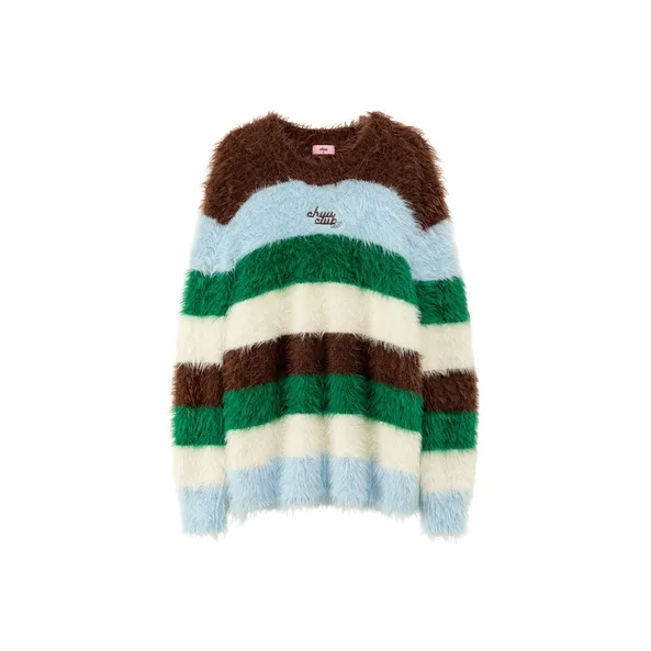 CHUU Knitwear Women's Green Stripes-0