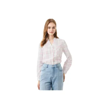 Hush Puppies Shirt Women's Pink White