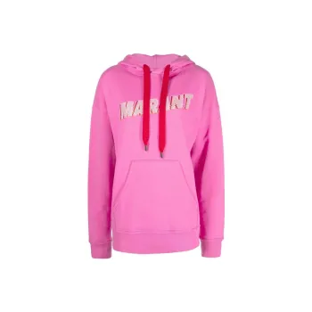 ISABEL MARANT Logo-Printed Drawstring Hoodie