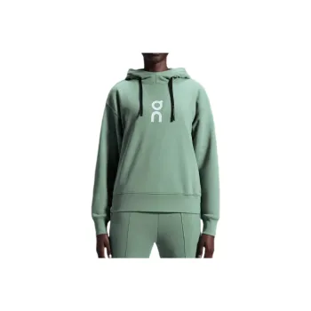 On Club Hoodie Sweatshirt Women's Fern Green