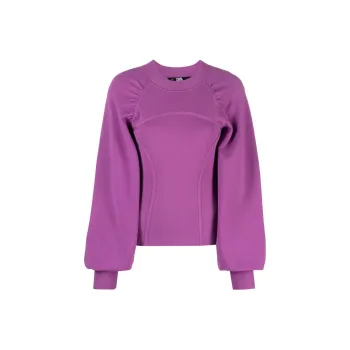 KARL LAGERFELD / Karl Lagerfeld Jeans Puff sleeve Crew neck Sweater