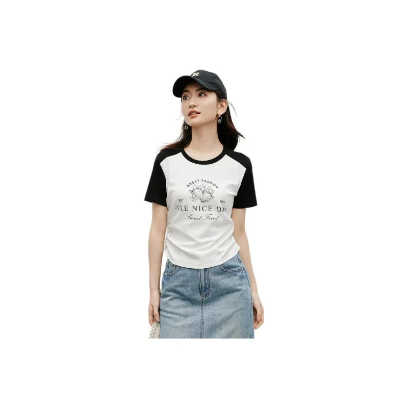 Hopeshow T Shirt Women's Raw White-0