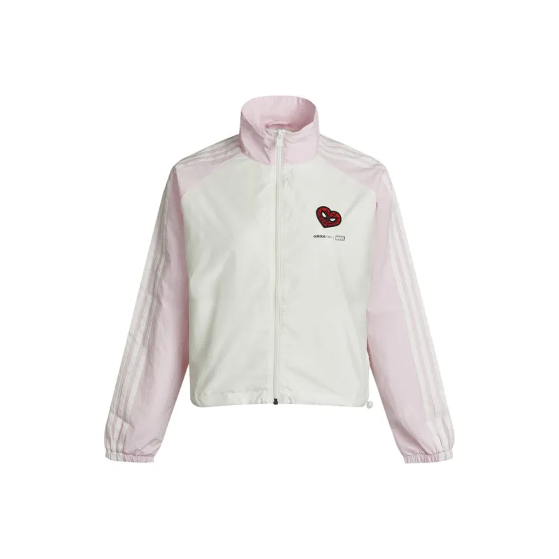 Adidas Neo Jacket Women's White Pink Multicolor-0