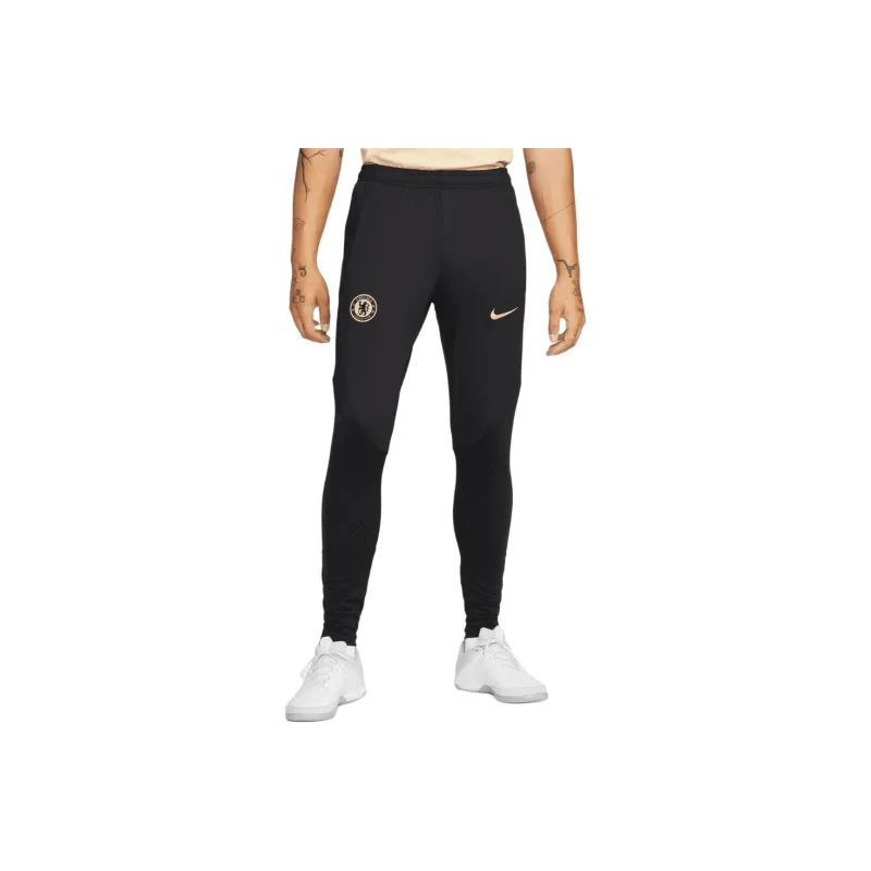 Nike ChelseaDri Fit Soccer Bottoms Men's Black/Gold-0