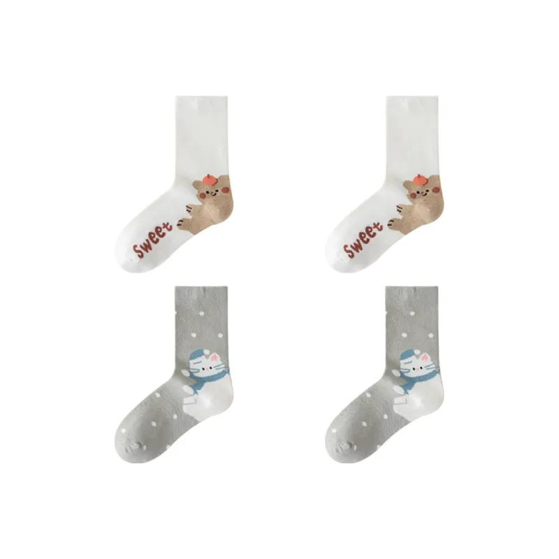 ROBINHOOD Mid Calf Socks Unisex 4 Pack-45