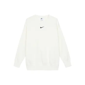 Nike Logo Embroidered Oversized Crewneck Sweatshirt