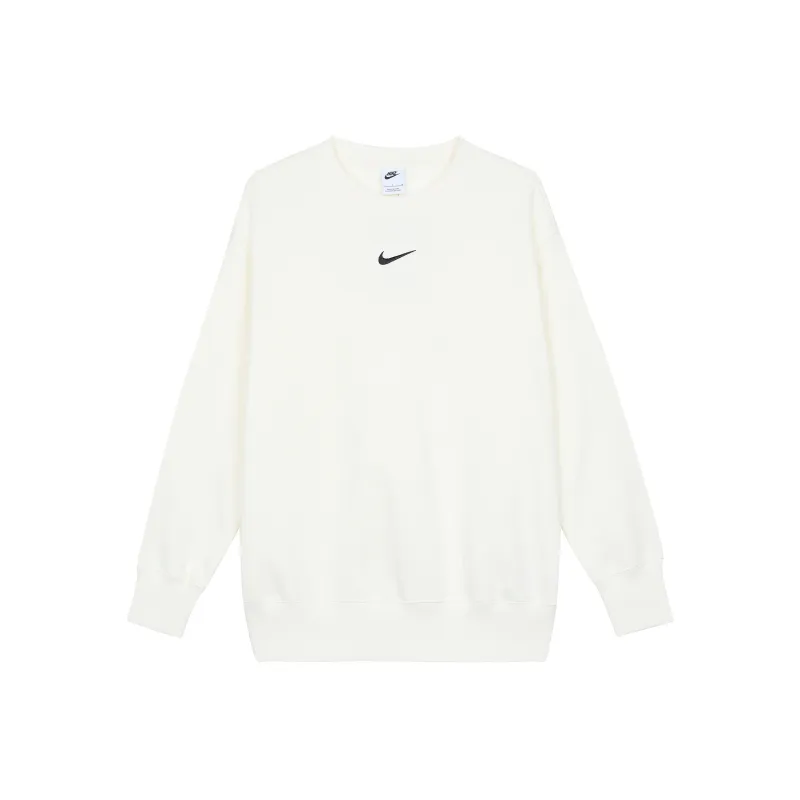 Nike Logo Embroidered Oversized Crewneck Sweatshirt-0