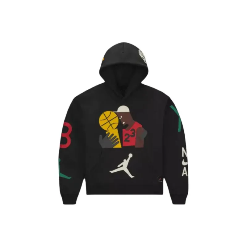 JORDAN X Nina Chanel Abney Hoodie Black-0