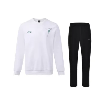 LiNing Sweatshirt Set Unisex White/Black