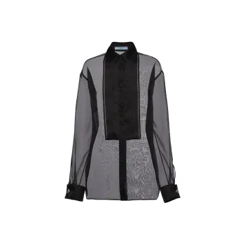 PRADA See Through Long Sleeved Shirt
