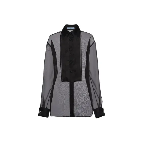 PRADA See Through Long Sleeved Shirt