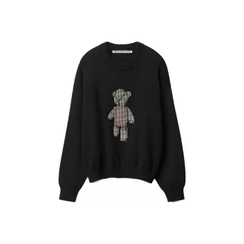 Alexander Wang Beiress Crystal embellished Wool Jumper
