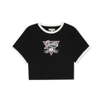 GUESS x YUEQI QI T Shirt Women's Black