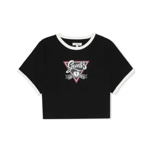 GUESS x YUEQI QI T Shirt Women's Black