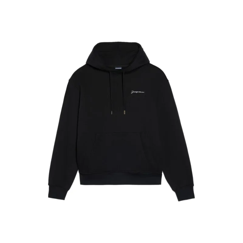 Jacquemus Le Sweatshirt Brodé Emboridered Logo Hoodie Orange-6