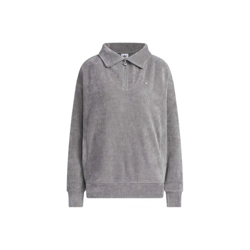 Adidas Originals COZY ZIP CREW P-6 Women's Gray