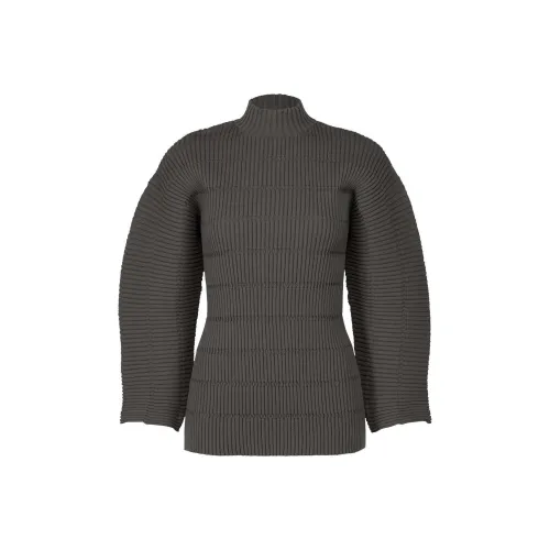 PLEATS PLEASE ISSEY MIYAKE SS24 Knitwear Women's Chocolates Brown