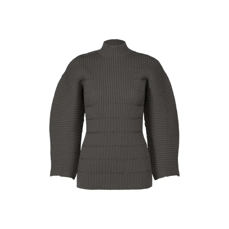 PLEATS PLEASE ISSEY MIYAKE SS24 Knitwear Women's Chocolates Brown-0