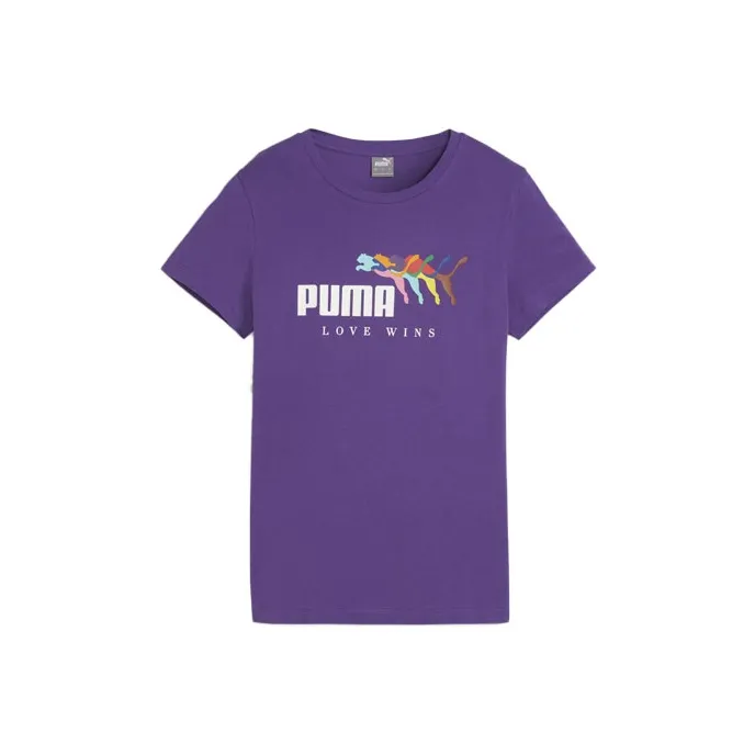 PUMA T Shirts Women's Purple-0