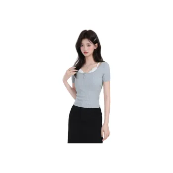FOREVER 21 Set in Sleeve T Shirt Women's