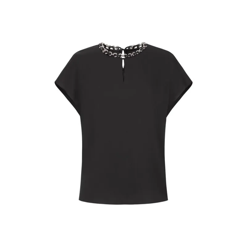 JZ. ANNAKRO T Shirt Women's Plain Black-0