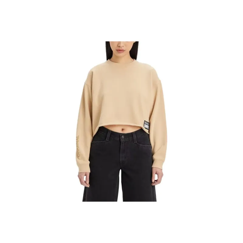 Levi's Sweatshirt Women's Beige-1
