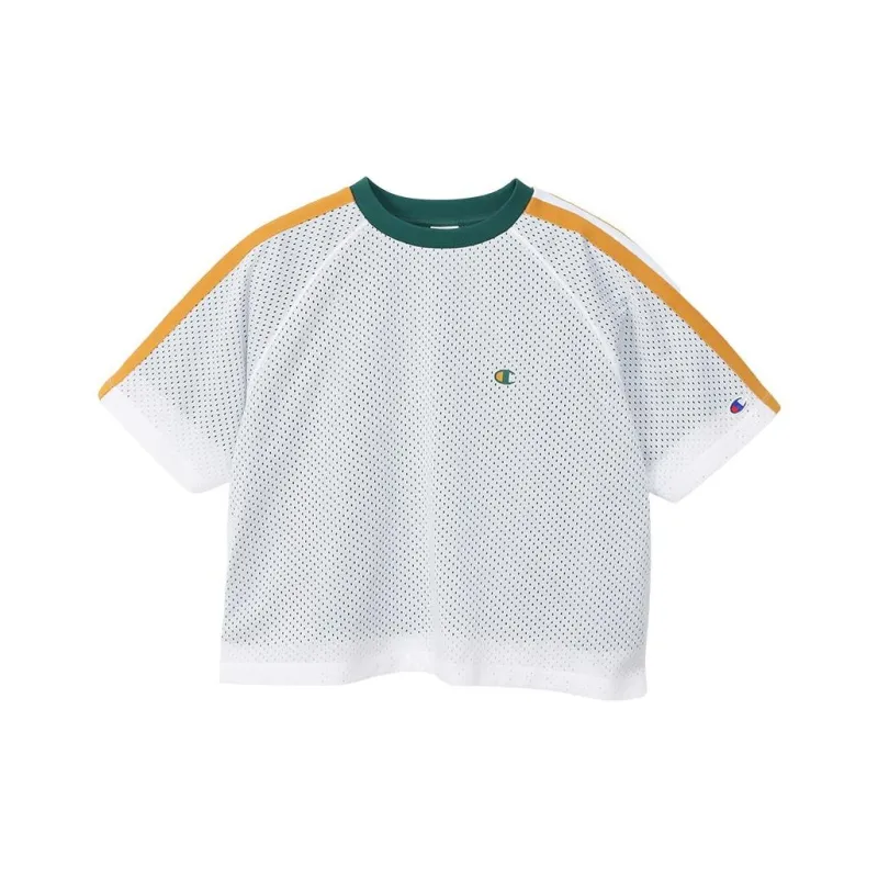 Champion SS24 Raglan Sleeve T Shirt Women's White-0