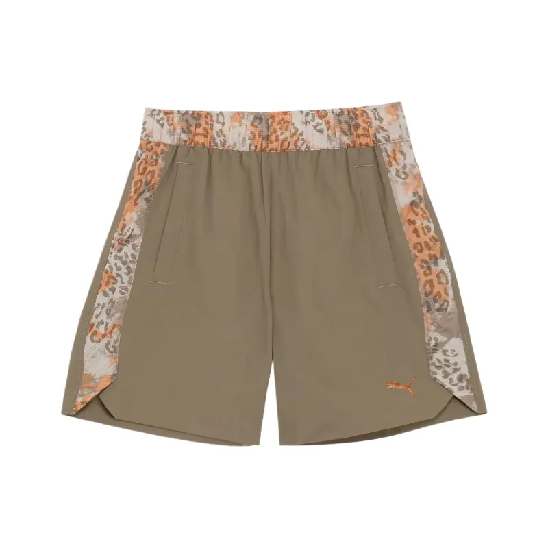 PUMA Training TrainAOP Casual Shorts Men's Brown-0
