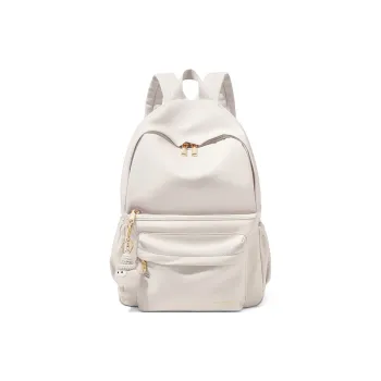 MAKEUP KITTEN Polyester Handbag Backpack Backpack Regular Unisex Ecru