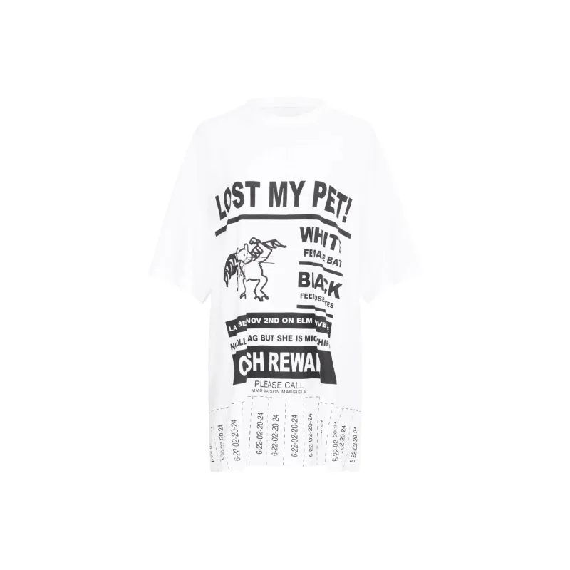 MM6 Maison Margiela Oversized T Shirt 'Optic White'-0