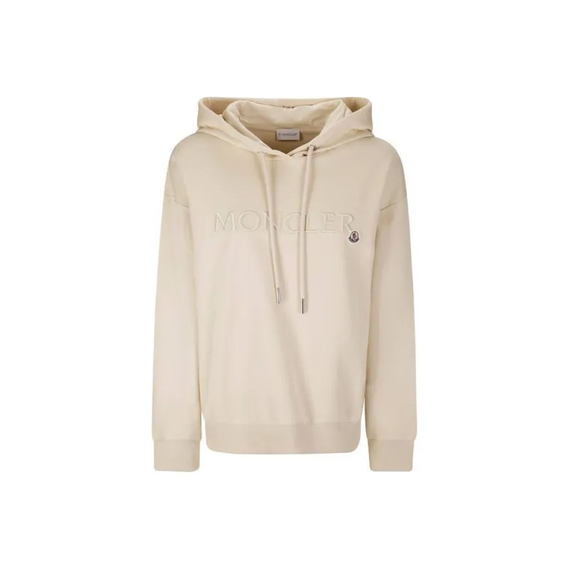 Moncler Logo Embroidered Drawstring Hoodie-0