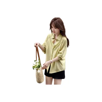Mo Han Yi Mei Shirt Women's Sprout Green