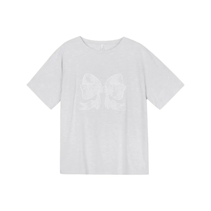 XINBANGBANG T Shirt Women's Light Gray-0