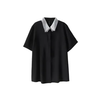 SHALLOW STREAMS Shirt Women's Black