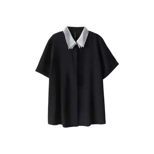 SHALLOW STREAMS Shirt Women's Black