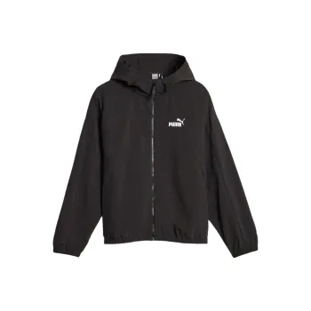 PUMA Women's Oversized Hooded Windbreaker Jacket Women's Black