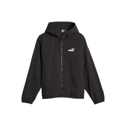PUMA Women's Oversized Hooded Windbreaker balmain jacket Women's Black
