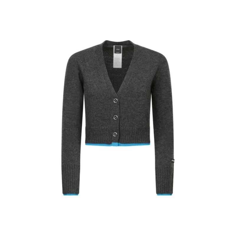 PINKO V Neck Cropped Cardigan-0