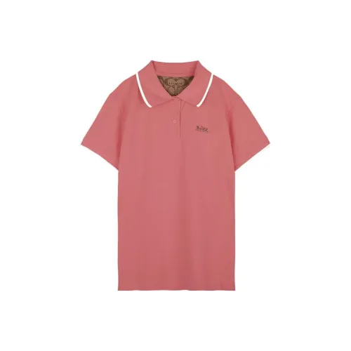 COACH Polo Shirts Women's Pink