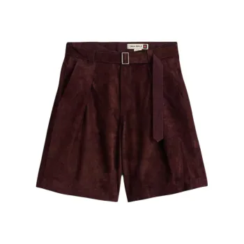 ZARA Casual Shorts Men's Eggplant Purple