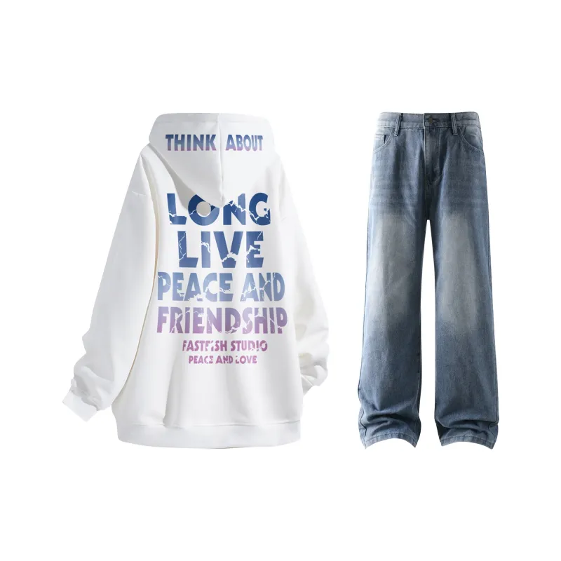 FASTFISH Sweatshirt Sets Unisex-9