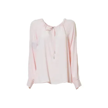MOSCHINO Boat Neck Long-Sleeved Blouse