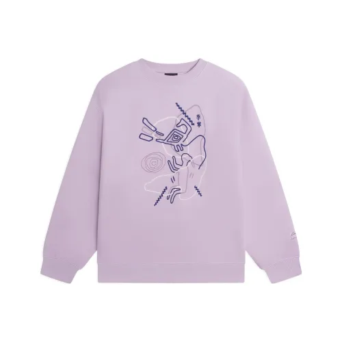LiNing Sports Lifestyle Collection Sports Trendy Collection Sweatshirt Women's Dusty Pink Purple