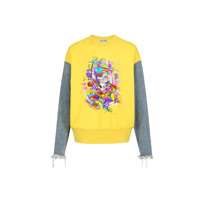 Richie Macie Sweatshirt Women's Bright Yellow-0