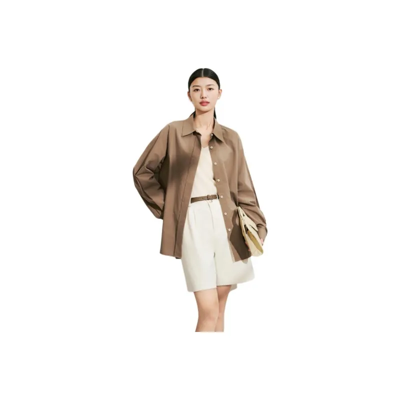 Fragment x DEA+Roze, Shirt Women's Dark Coffee-0