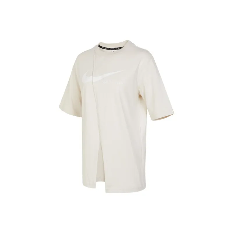 Nike T Shirts Women's Beige-0