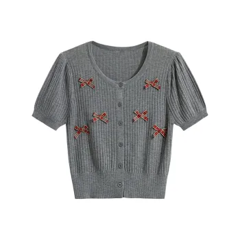 DOKZB T Shirts Women's Gray